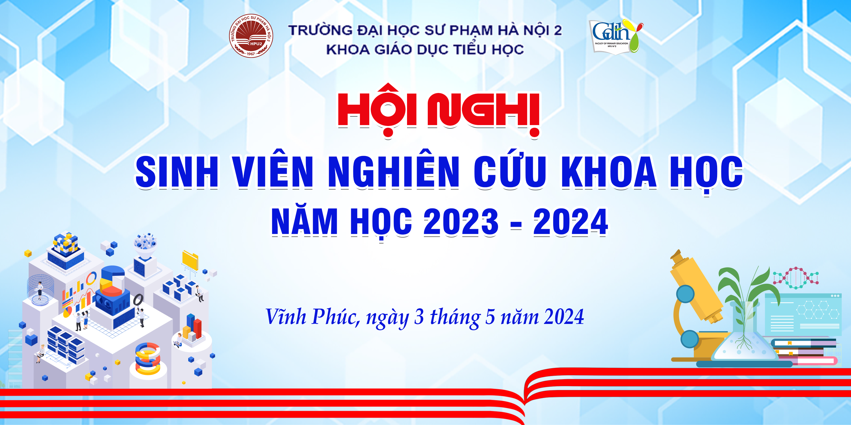 THÔNG BÁO SỐ 2  Về việc tổ chức Hội nghị sinh viên nghiên cứu khoa học năm học 2023-2024